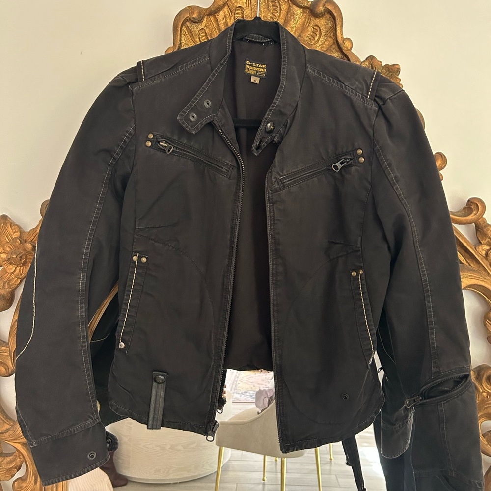 G-Star Originals RAW Denim Moto Jacket
